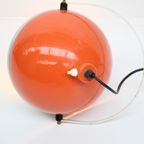 German Made - Space Age Wall Pendant - Orange And Aluminium thumbnail 11