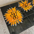 Design Koffietafel Keramieken Tegels 'Sunflower' Jaren 70 thumbnail 3