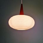 Ophanging In Witte Opaline En Teakhout, Scandinavische Stijl thumbnail 7
