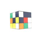Unieke Vierkante Jaren ’80 Salontafel Rubiks Kubus thumbnail 3