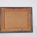 Vintage Kleurrijk Schilderij Stilleven In Houten Lijst ‘70 thumbnail 5