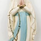 Antiek Vintage Beeld Heiligenbeeld Beeld Maria In Gips 72 thumbnail 12