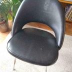 Vintage Knoll Eero Saarinen Conference Stoel, Zwart thumbnail 14