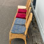 Vintage Wicker Chairs, Set Of 5 thumbnail 2