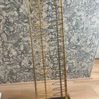 Goudkleurige Aluminium Vintage Kapstok/Garderobe Rek thumbnail 10