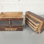 Antieke Houten Accordeon M. Hohner thumbnail 10