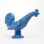 Behrend Firenze Aardewerken Blauwe Haan, 1960S thumbnail 2