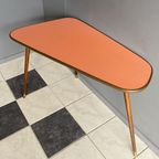 Peach Pink Formica Table 1960S thumbnail 8