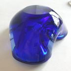 Vintage Murano Glas Asbak Prachtige Blauw Tinten thumbnail 9