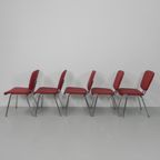 Set Van 5 Vintage Eettafel Stoelen, Diner Style thumbnail 16