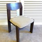 Prachtige Wenge Brutalist Stoel thumbnail 8