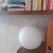 Vintage Opaline Tafel Lamp 25 Cm Diameter Design.