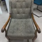 Jaren 50 Hollandse Fauteuil Originele Stof thumbnail 4