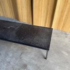 Vintage Brutalist Salontafel Leistenen Blad thumbnail 6