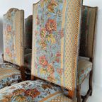 Beech Os De Mouton Tapestry Chairs (Set Of 6) thumbnail 13