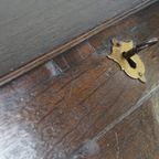 Tijdloze En Charmante Antieke Engelse Eikenhouten Secretaire/ Ladekast Met Een Mooi Interieur thumbnail 10