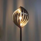 Mid-century Chroom "moon" Stalamp Door Henri Mathieu thumbnail 6