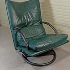 Vintage Rolf Benz Leren Swivel Fauteuil, Torino Bmp thumbnail 8