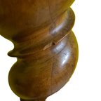 Groot Model Franse Notenhouten Getorste Pilaar In Louis Xiii Stijl Van Rond 1870 thumbnail 7