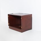 Vintage Unique Bar Cabinet With Brass Markings thumbnail 6