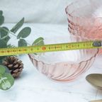 Set Van 5 Rosaline Swirl Arcoroc France Roze Schaaltjes Persglas | Kerst thumbnail 5