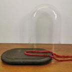 Antieke Vintage Grote Glazen Ovale Stolp 511 thumbnail 5