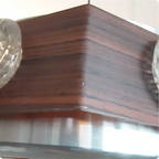 Retro Oranje Plafondlamp / Space Age Ufo Lamp (<<<brand>>>) 60s Hanglamp Dutch Design Bruin thumbnail 10
