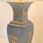 Set 2 Vintage Tafellamp Tin Messing ’60 Mid Century Japandi thumbnail 6