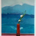David Hockney, Mount Fuji And Flowers, 1972 thumbnail 8