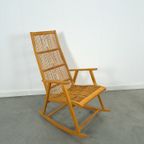 Design Hellerau Rotan Schommelstoel Vintage Stoel thumbnail 13