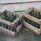 Brocante Houten Bierkrat Met Flessen thumbnail 3