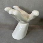 Vintage Hand Chair / Stool Polyester – 80’s thumbnail 6