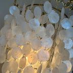 Xl Vintage Capiz Schelpen Lamp Hanglamp Opaline Schelp Vide Lamp thumbnail 13