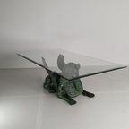 Bronzen Sfinxtafel Met Glazen Blad thumbnail 9
