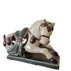 Chinees Tang Style Keramiek Paard Uit De Jaren 50 thumbnail 4