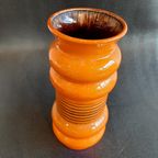 Orange Vase Alfred Klein Ceramic thumbnail 6