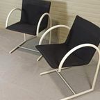 Set Van 2 Vintage Cirkel Stoelen, Metaform, Postmodern thumbnail 9