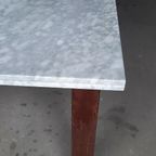 Eettafel Marmer 180 X 100 Hardhouten Poten Keukentafel thumbnail 6