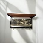 Vintage Wandkapstok Met Oude Boerderij Bokrijk Tafereel thumbnail 8