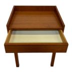 Vintage Teakhouten Bijzettafel Nachtkastje 60's Teak thumbnail 4