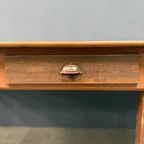 Grote Grenenhouten Kloostertafel Met Lades thumbnail 15