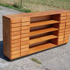 Vintage Houten Schoolkast Ladekast Jaren '60 thumbnail 11