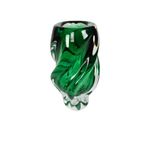 Josef Hospodska - Tsjechië - Glasdesign - Twisted Vase - Chribska Glassworks - 60's thumbnail 4
