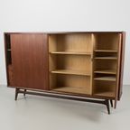 Vintage Teak Fineer Highboard 69253 thumbnail 3