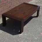 Salontafel Donker Eiken Rechthoekig thumbnail 5