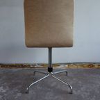 Vintage Brabantia Stoel / Stool / Chair Voor Eetkamer Of Keuken In Beige Kunstleder (skai) thumbnail 10