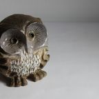 Ceramic Owl Sculpture By Elisabeth Vandeweghe, Belgium 1970S. thumbnail 6
