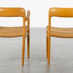 Set Van 8 Stoelen Niels Moller Voor Mollers Mobelfabrik thumbnail 16