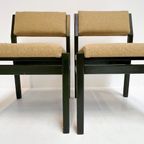 Set Opnieuw Gestoffeerde Sa07 Stoelen Van Cees Braakman thumbnail 3