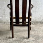 Vintage Arts And Crafts Chair With Rush Seat thumbnail 16